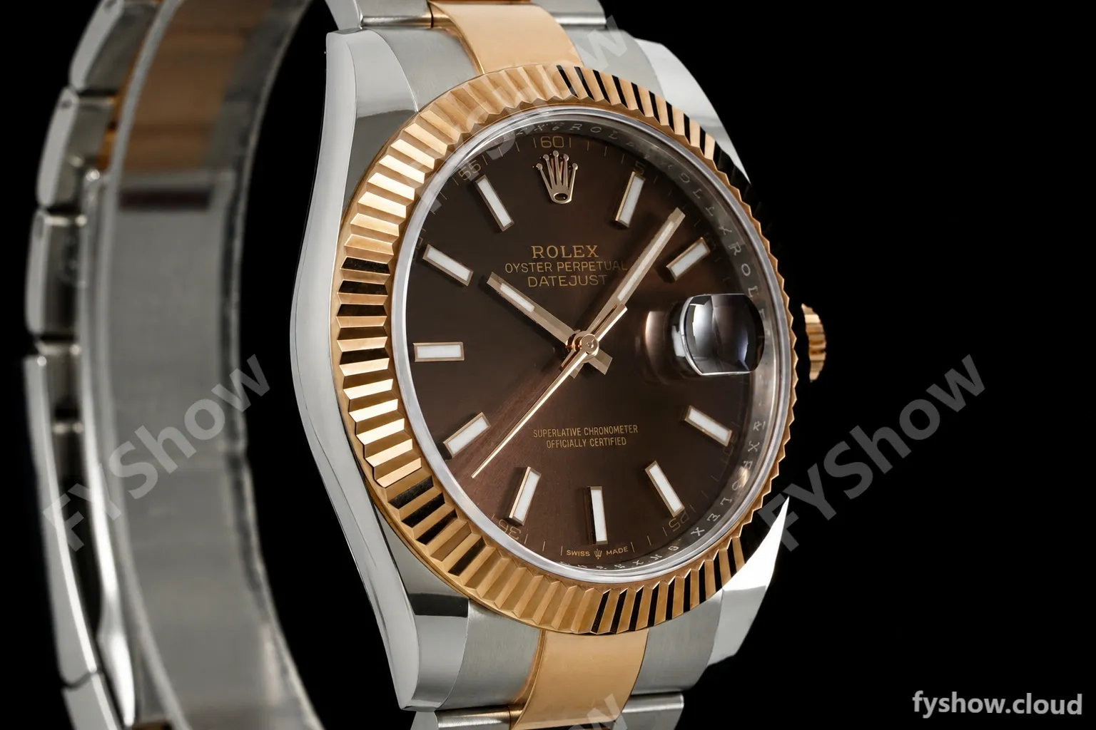 Rolex - Datejust 126331 41mm 904L Gain Weight Oys Flt RG/SS Brn/Stk ARF SH3235 - Image 5