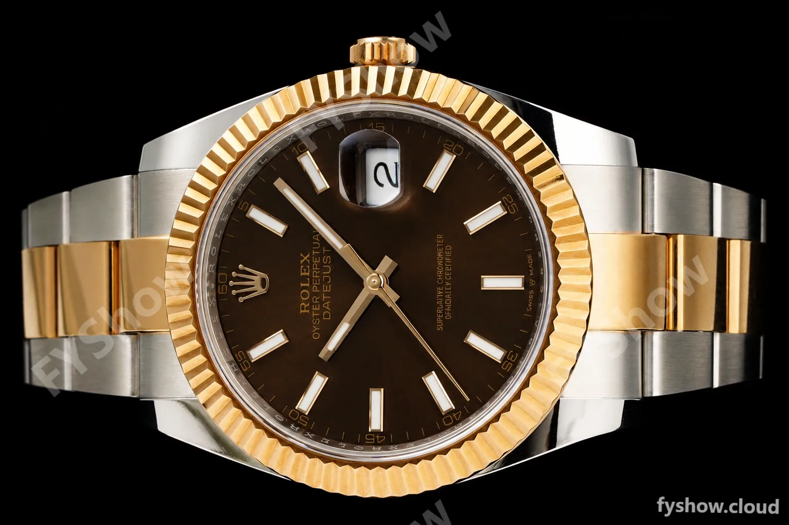 Rolex - Datejust 126331 41mm 904L Gain Weight Oys Flt RG/SS Brn/Stk ARF SH3235 - Image 6