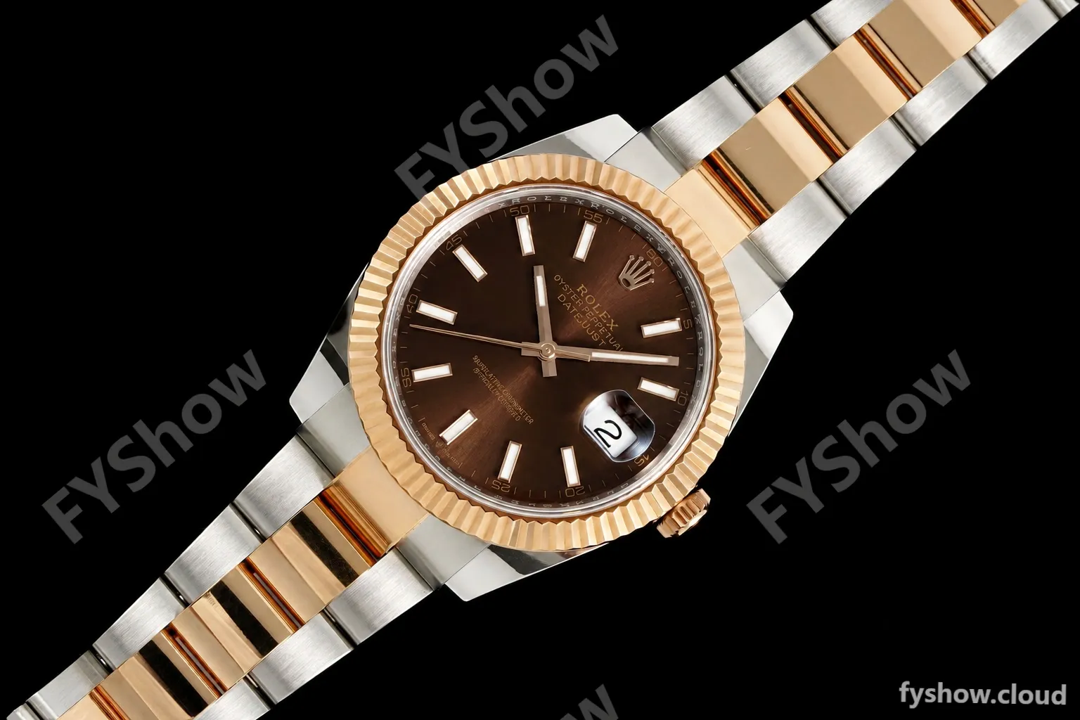 Rolex - Datejust 126331 41mm 904L Gain Weight Oys Flt RG/SS Brn/Stk ARF SH3235 - Image 7