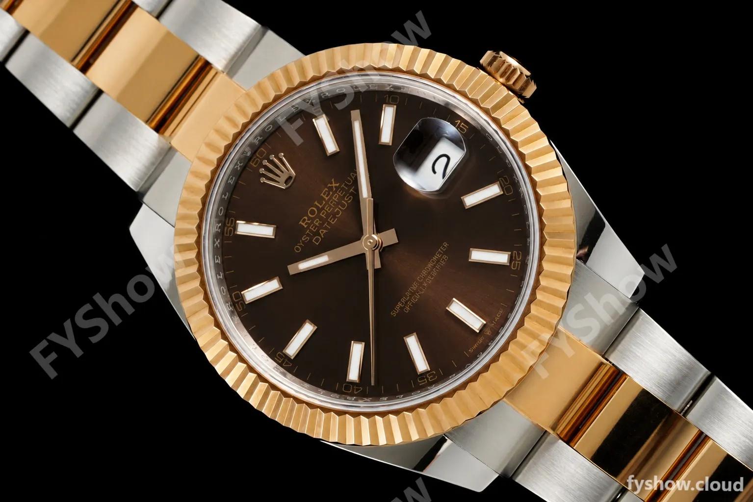Rolex - Datejust 126331 41mm 904L Gain Weight Oys Flt RG/SS Brn/Stk ARF SH3235 - Image 8
