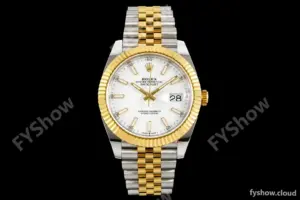 Rolex - Datejust 126333 41mm 904L Gain Weight Jub Flt YG/SS Wht/Stk ARF SH3235