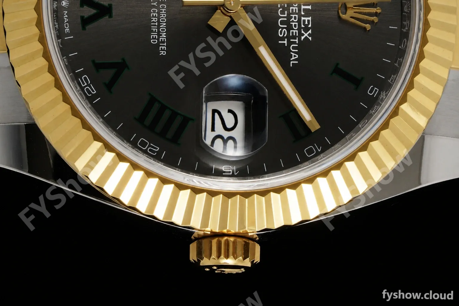 Rolex - Datejust 126333 41mm Wimbledon 904L Gain Weight Oys Flt YG/SS Grey/Rmn ARF SH3235 - Image 4