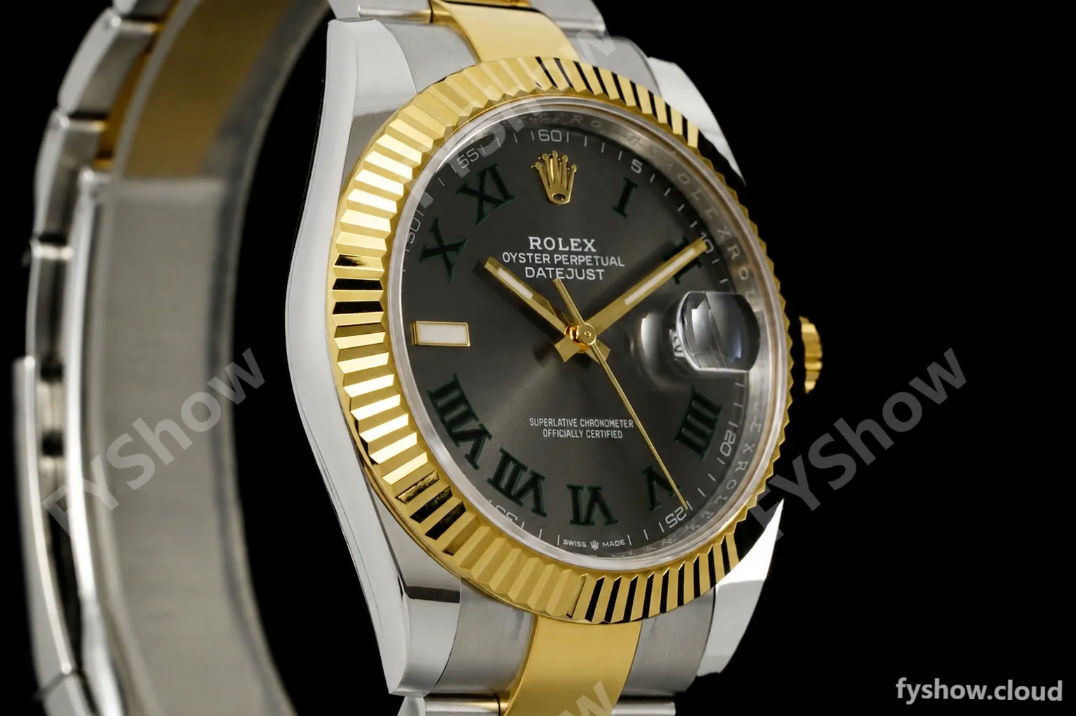 Rolex - Datejust 126333 41mm Wimbledon 904L Gain Weight Oys Flt YG/SS Grey/Rmn ARF SH3235 - Image 5