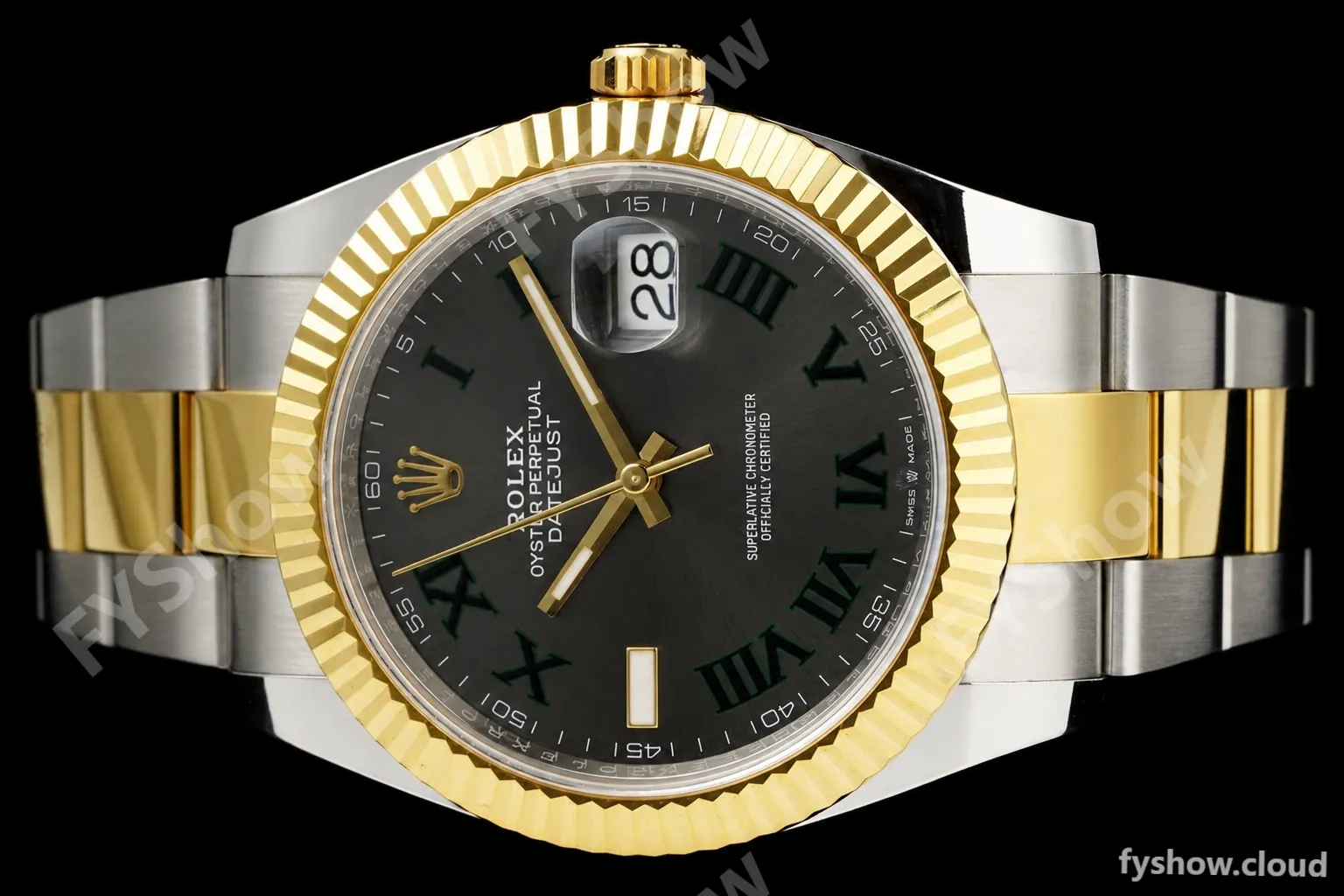 Rolex - Datejust 126333 41mm Wimbledon 904L Gain Weight Oys Flt YG/SS Grey/Rmn ARF SH3235 - Image 6
