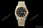 Rolex - Datejust 126233 36mm Jub Flt 904L YG/SS Blk/Dia VSF VS3235