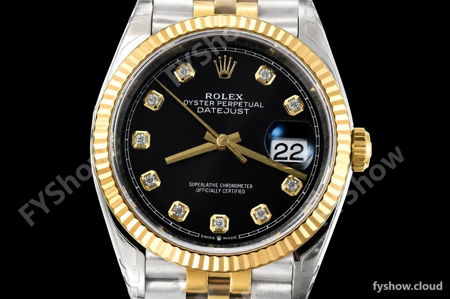 Rolex - Datejust 126233 36mm Jub Flt 904L YG/SS Blk/Dia VSF VS3235 - Image 2