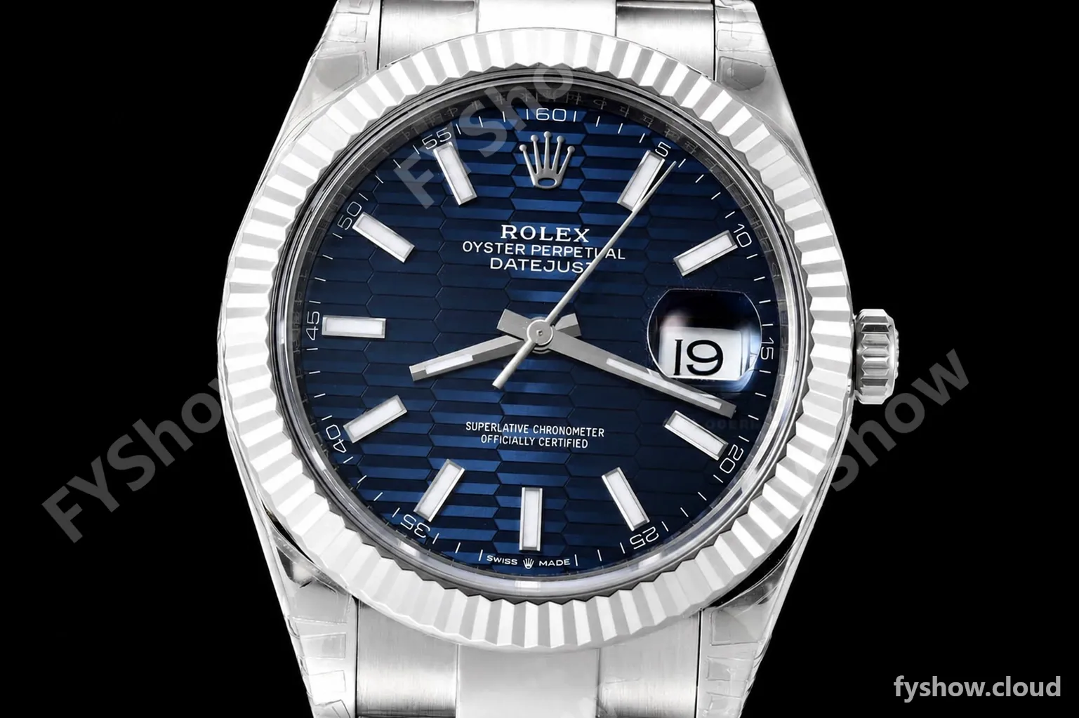 Rolex - Datejust 126334 41mm Oys Flt 904L SS/SS F-Blu/Stk VSF VS3235 - Image 2