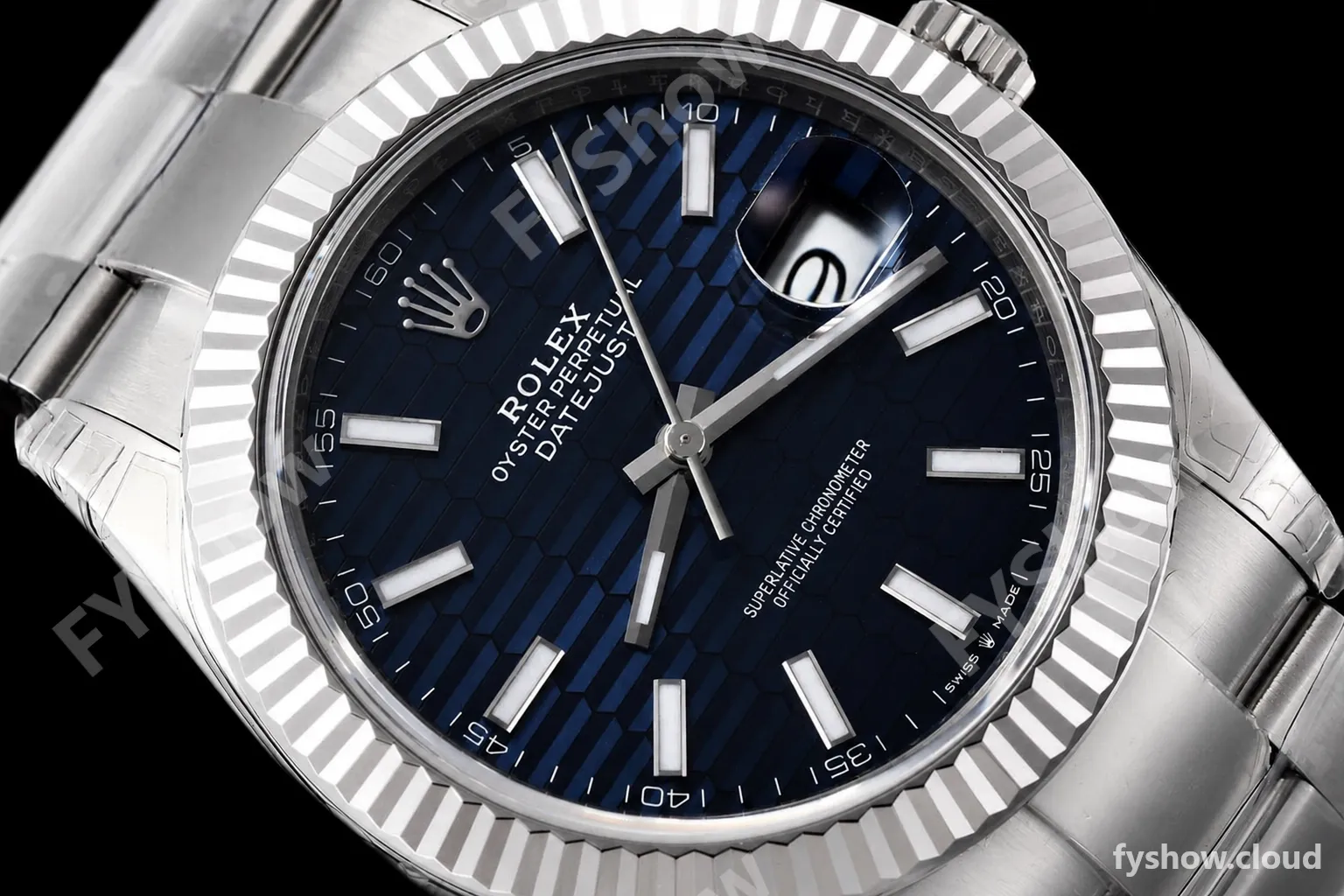 Rolex - Datejust 126334 41mm Oys Flt 904L SS/SS F-Blu/Stk VSF VS3235 - Image 4