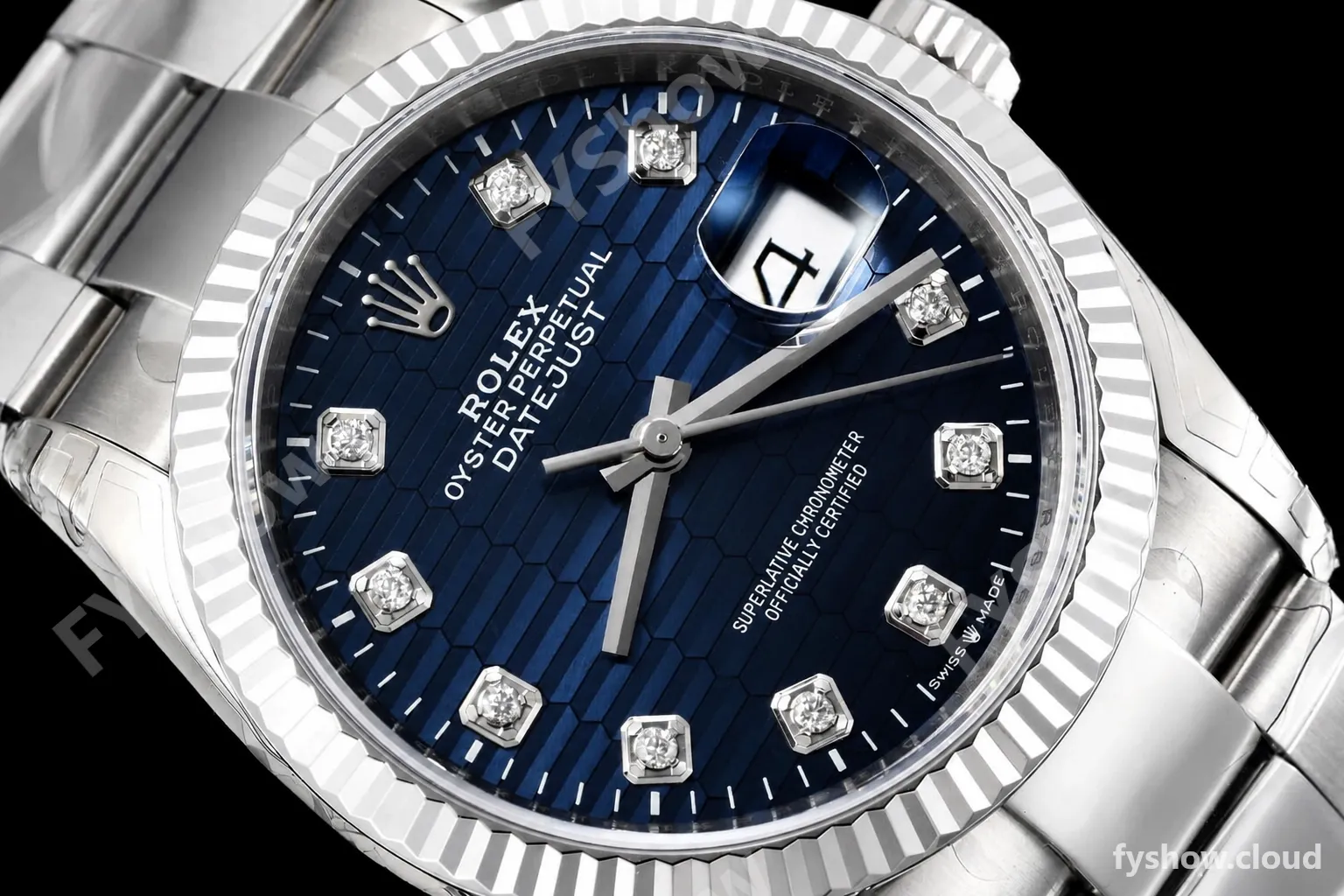 Rolex - Datejust 126234 36mm Oys Flt 904L SS/SS Blu/Dia VSF VS3235 - Image 3