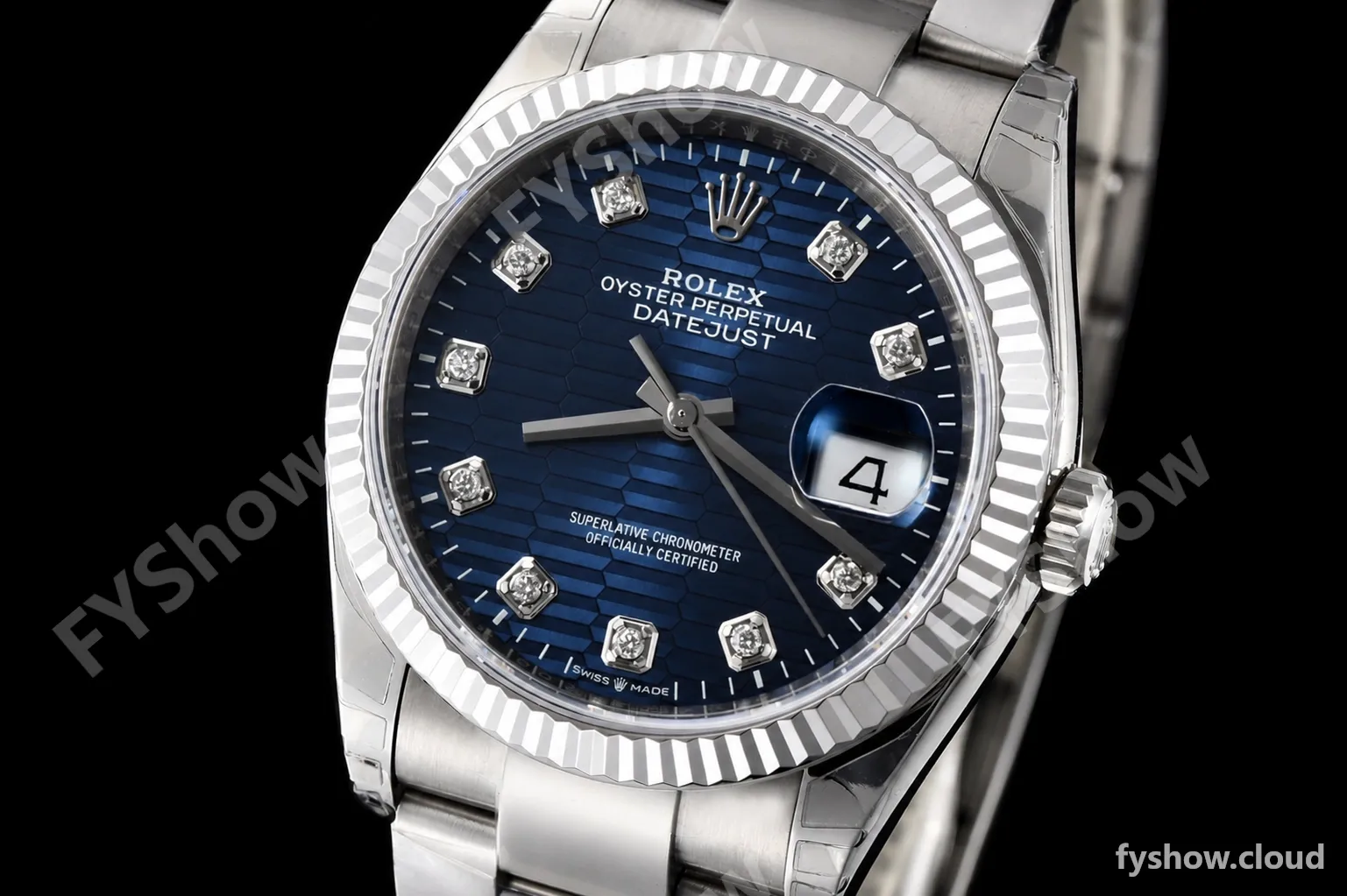 Rolex - Datejust 126234 36mm Oys Flt 904L SS/SS Blu/Dia VSF VS3235 - Image 4