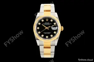 Rolex - Datejust 126233 36mm Oys Flt 904L YG/SS Blk/Dia ARF SH3235