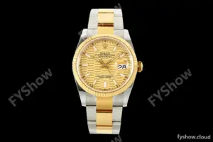 Rolex - Datejust 126233 36mm Oys Flt 904L YG/SS G-Wave/Stk ARF SH3235