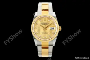Rolex - Datejust 126233 36mm Oys Flt 904L YG/SS G-Wave/Dia ARF SH3235