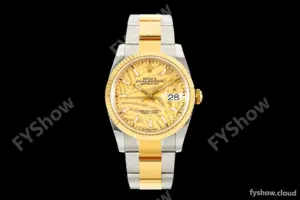 Rolex - Datejust 126233 36mm Oys Flt 904L YG/SS G-Palm/Stk ARF SH3235
