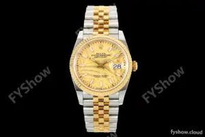 Rolex - Datejust 126233 36mm Jub Flt 904L YG/SS G-Palm/Stk ARF SH3235