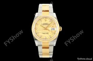 Rolex - Datejust 126233 36mm Oys Flt 904L YG/SS G-Palm/Dia ARF SH3235
