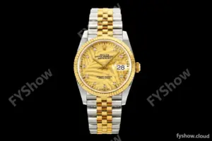 Rolex - Datejust 126233 36mm Jub Flt 904L YG/SS G-Palm/Dia ARF SH3235