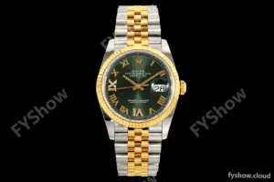 Rolex - Datejust 126233 36mm Jub Flt 904L YG/SS Green/Rmn ARF SH3235