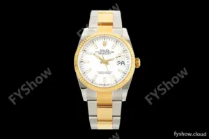 Rolex - Datejust 126233 36mm Oys Flt 904L YG/SS Wht/Stk ARF SH3235