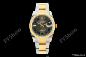 Rolex - Datejust 126233 36mm Oys Flt 904L YG/SS Grey/Rmn Wimbledon Dial ARF SH3235