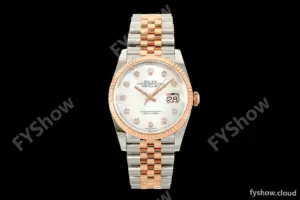 Rolex - Datejust 126231 36mm Jub Flt 904L RG/SS Wht/MOP/Dia ARF SH3235