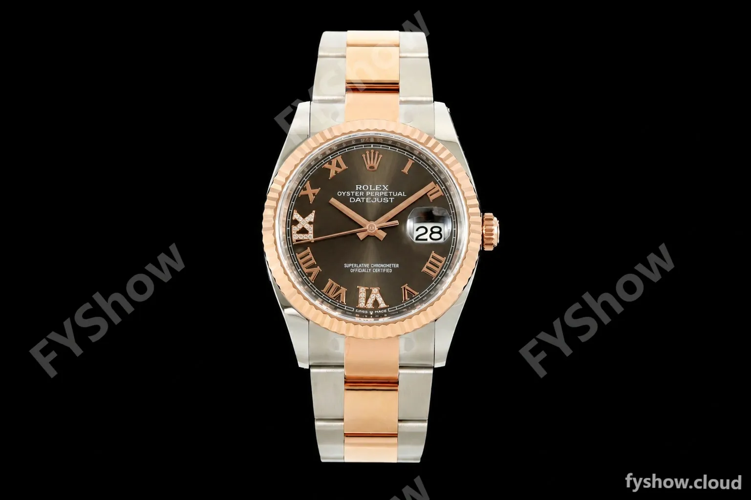 Rolex - Datejust 126231 36mm Oys Flt 904L RG/SS Grey/Rmn ARF SH3235