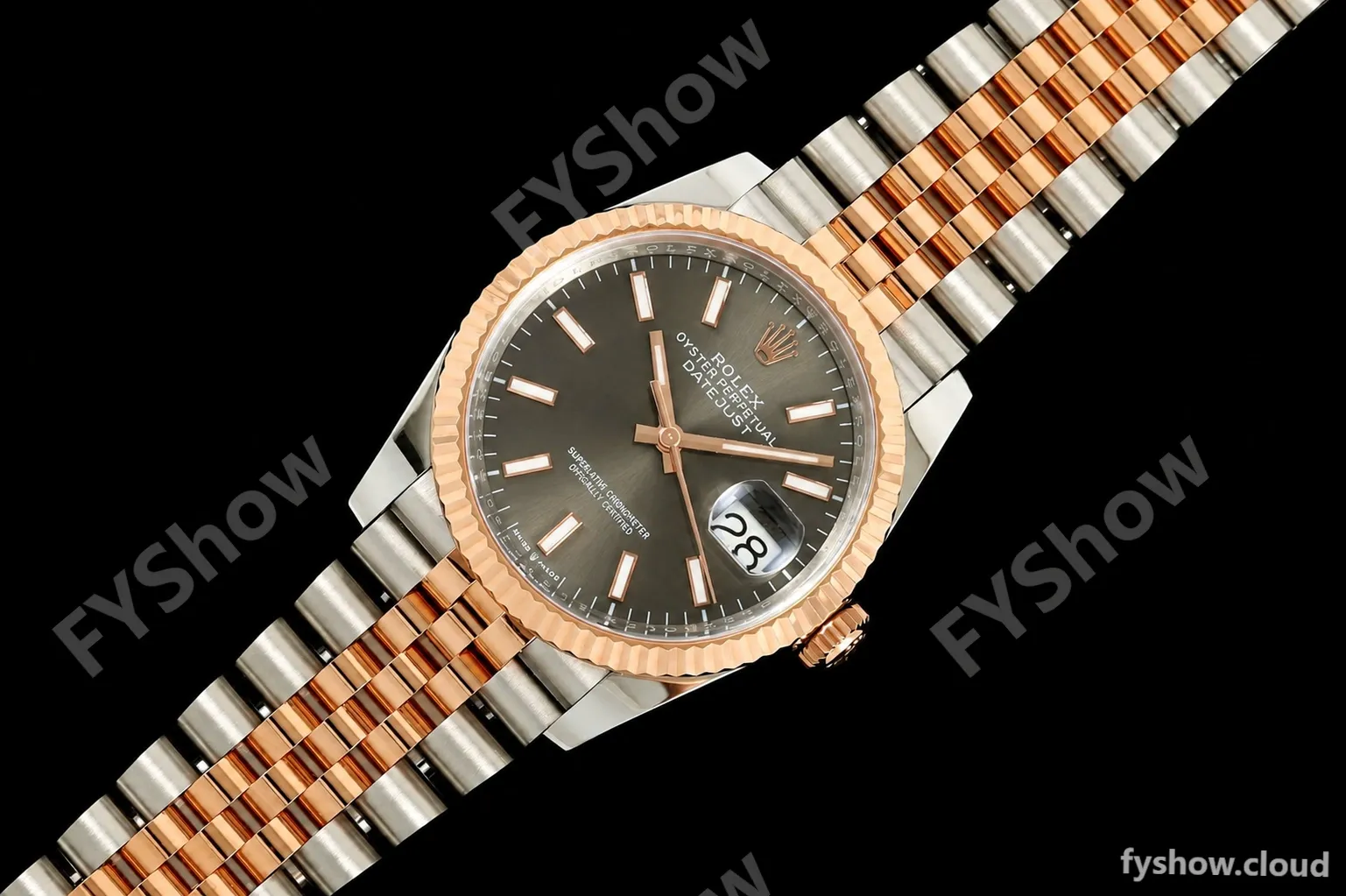Rolex - Datejust 126231 36mm Jub Flt 904L RG/SS Grey/Stk ARF SH3235 - Image 27