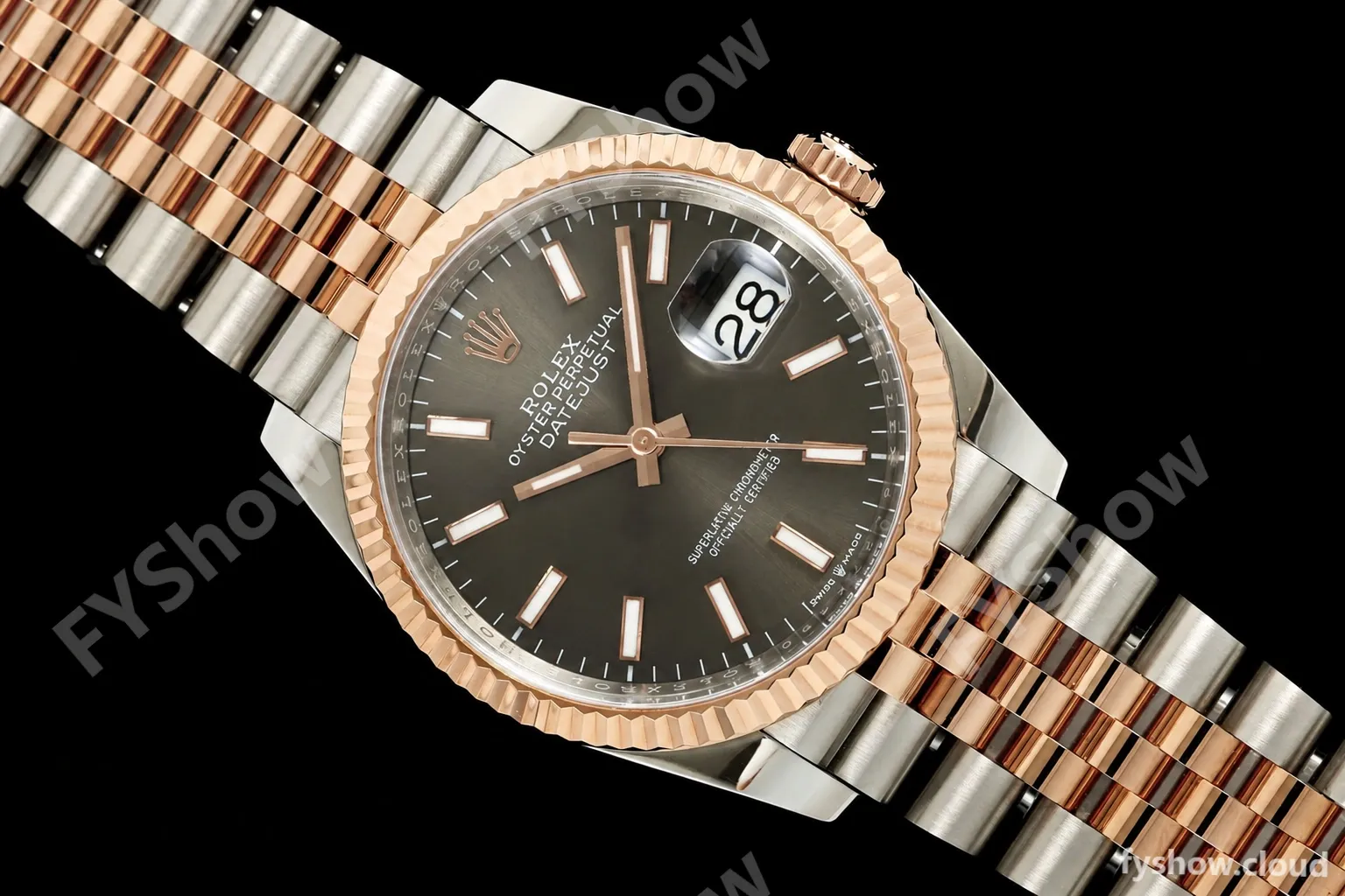 Rolex - Datejust 126231 36mm Jub Flt 904L RG/SS Grey/Stk ARF SH3235 - Image 28