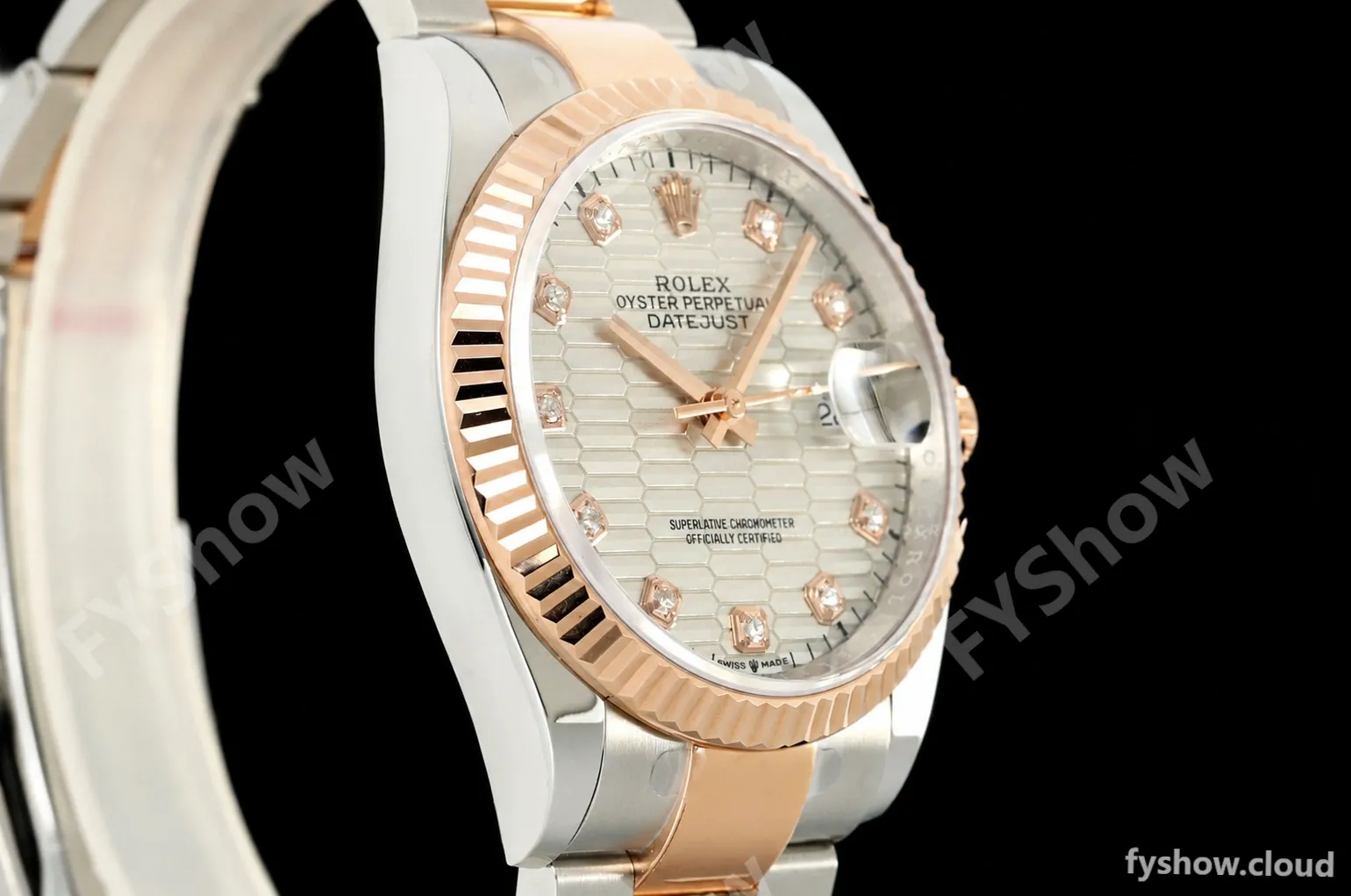 Rolex - Datejust 126231 36mm Oys Flt 904L RG/SS F-Silv/Dia ARF SH3235 - Image 2