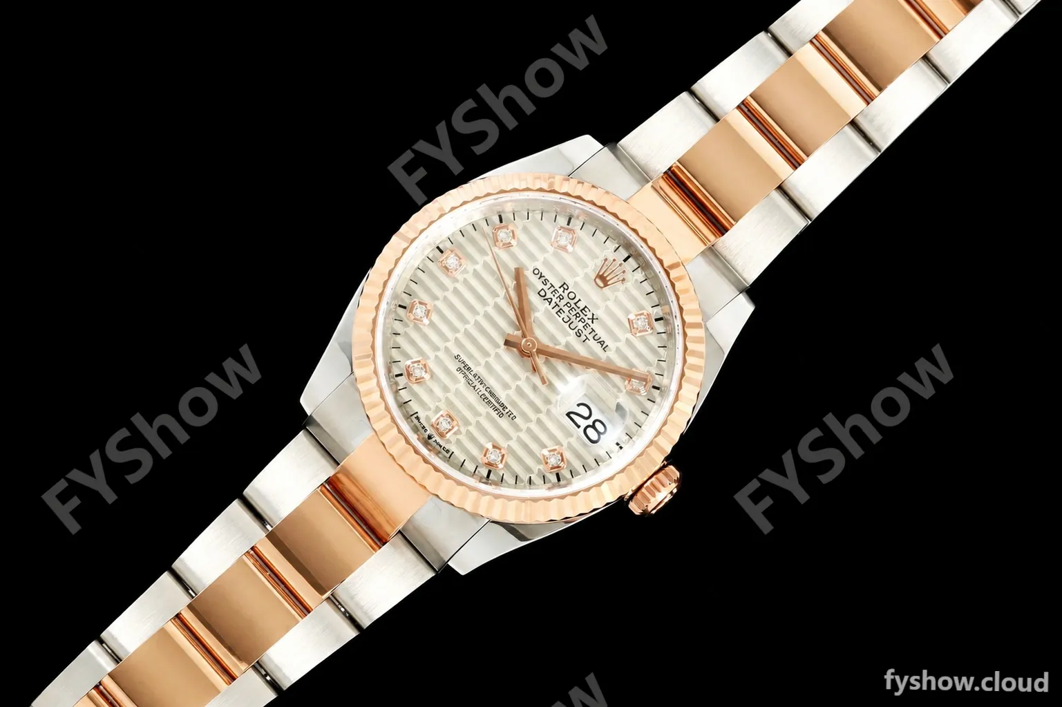 Rolex - Datejust 126231 36mm Oys Flt 904L RG/SS F-Silv/Dia ARF SH3235 - Image 26