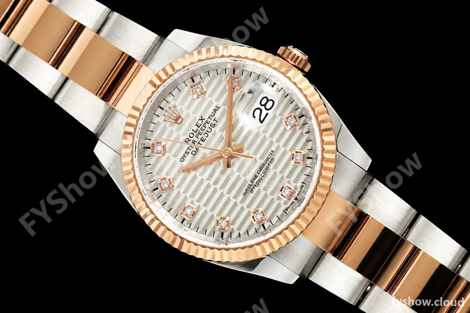 Rolex - Datejust 126231 36mm Oys Flt 904L RG/SS F-Silv/Dia ARF SH3235 - Image 27