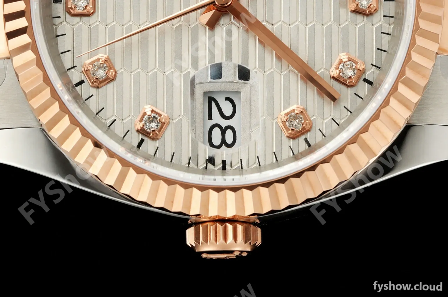 Rolex - Datejust 126231 36mm Oys Flt 904L RG/SS F-Silv/Dia ARF SH3235 - Image 3