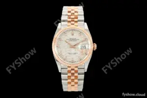 Rolex - Datejust 126231 36mm Jub Flt 904L RG/SS F-Silv/Dia ARF SH3235