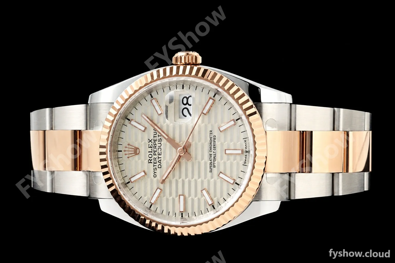 Rolex - Datejust 126231 36mm Oys Flt 904L RG/SS F-Silv/Stk ARF SH3235 - Image 4