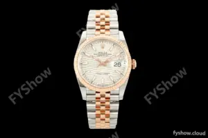 Rolex - Datejust 126231 36mm Jub Flt 904L RG/SS F-Silv/Stk ARF SH3235
