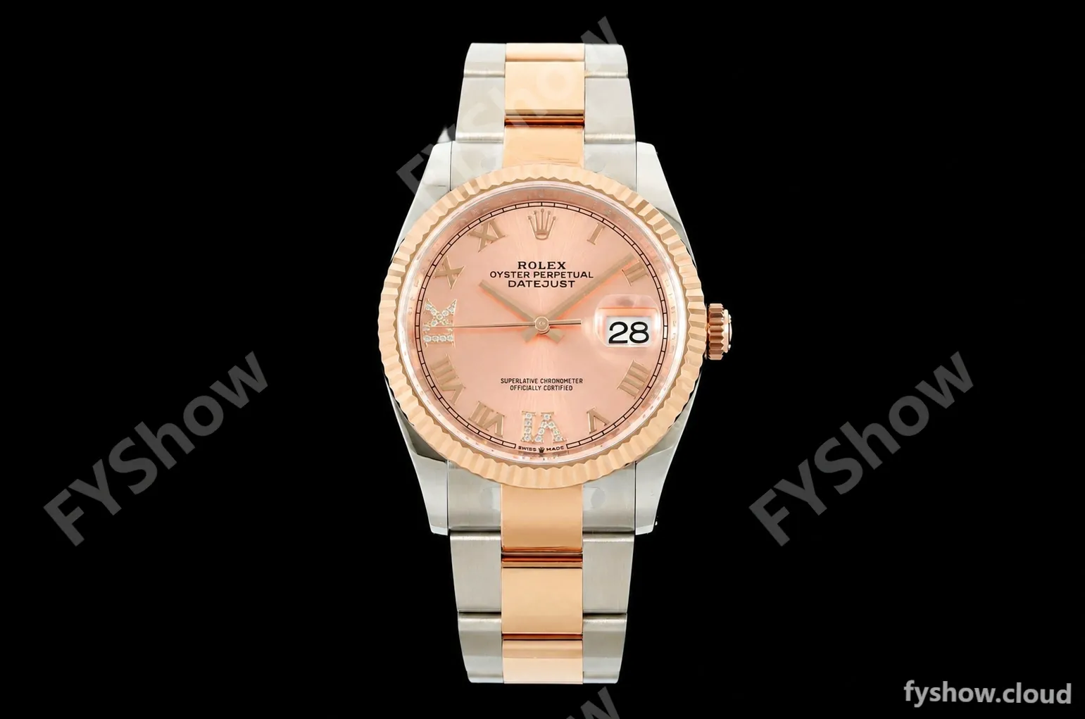 Rolex - Datejust 126231 36mm Oys Flt 904L RG/SS Pink/Rmn ARF SH3235