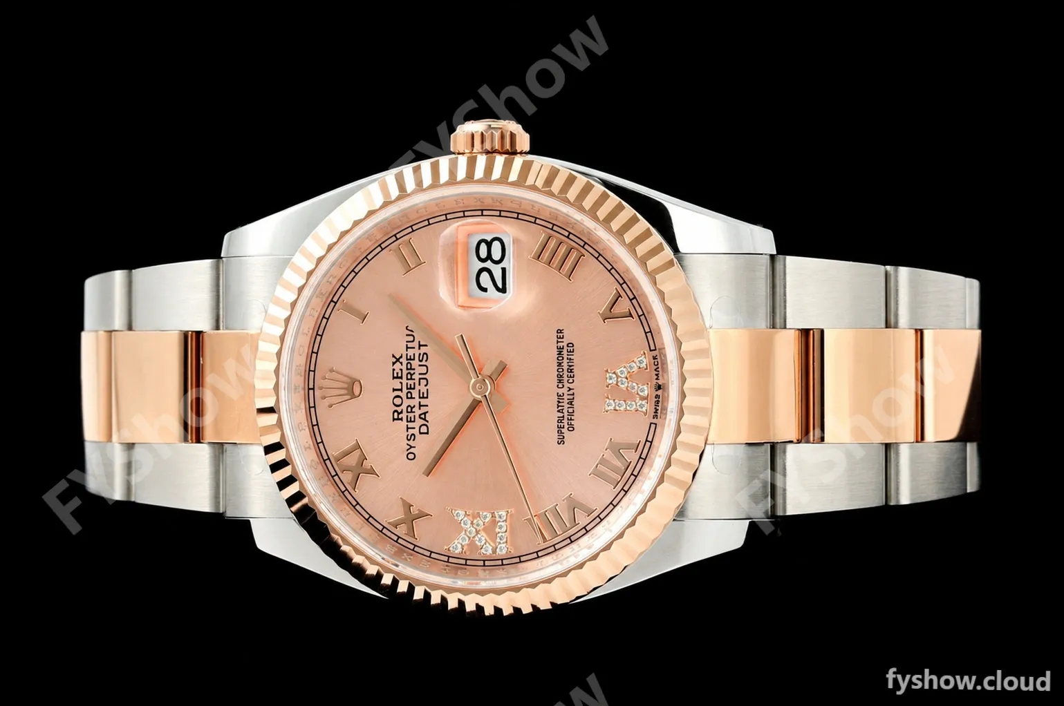 Rolex - Datejust 126231 36mm Oys Flt 904L RG/SS Pink/Rmn ARF SH3235 - Image 4