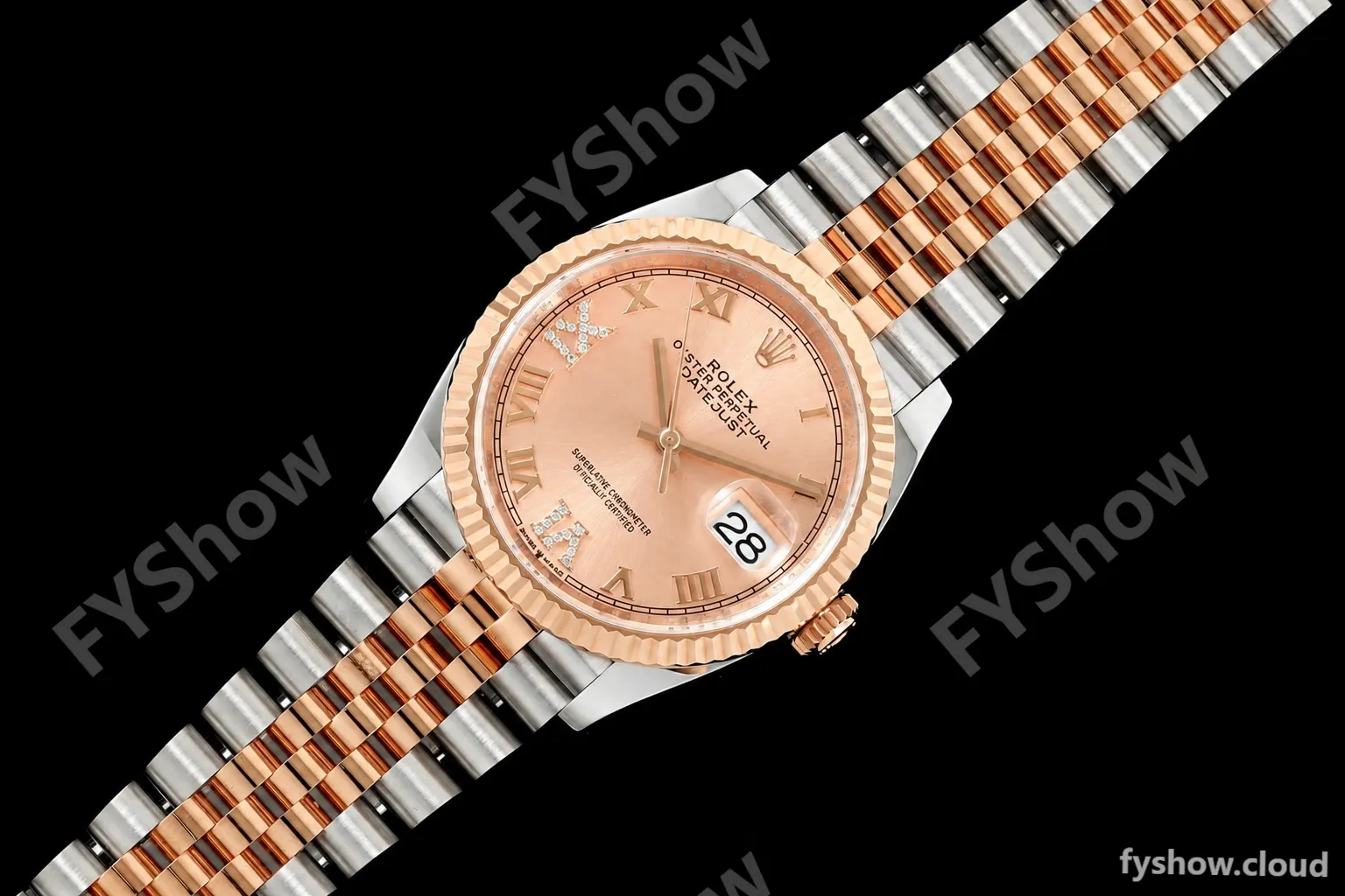 Rolex - Datejust 126231 36mm Jub Flt 904L RG/SS Pink/Rmn ARF SH3235 - Image 26