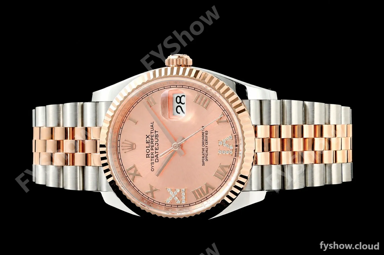 Rolex - Datejust 126231 36mm Jub Flt 904L RG/SS Pink/Rmn ARF SH3235 - Image 4