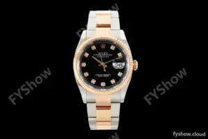 Rolex - Datejust 126231 36mm Oys Flt 904L RG/SS Blk/Dia ARF SH3235