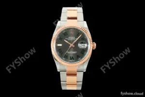 Rolex - Datejust 126231 36mm Oys Flt 904L RG/SS Grey Wimbledon/Roman ARF SH3235