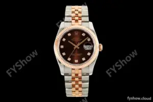 Rolex - Datejust 116231 36mm Jub Flt 316L RG/SS Brn/Dia GMF A2824