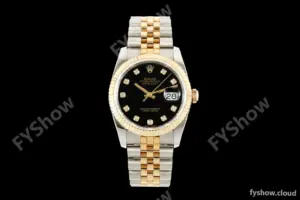Rolex - Datejust 116233 36mm Jub Flt 316L YG/SS Blk/Dia GMF A2824