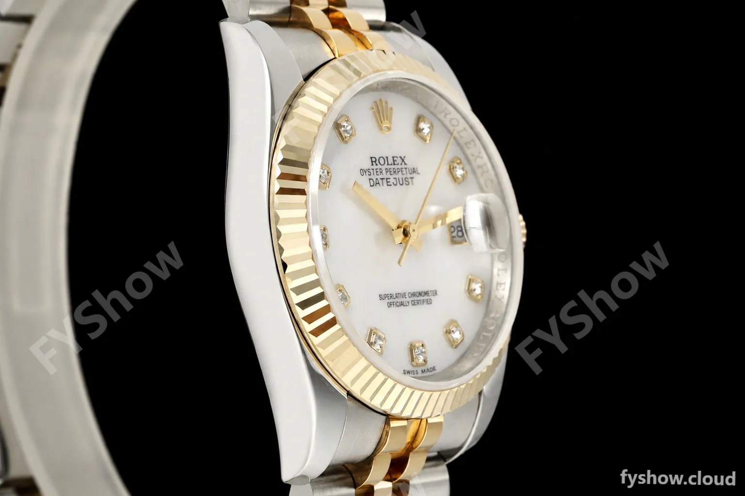 Rolex - Datejust 116233 36mm Jub Flt 316L YG/SS White Mop/Dia GMF VR3135 - Image 2