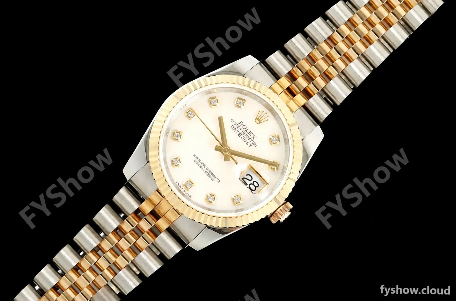 Rolex - Datejust 116233 36mm Jub Flt 316L YG/SS White Mop/Dia GMF VR3135 - Image 21