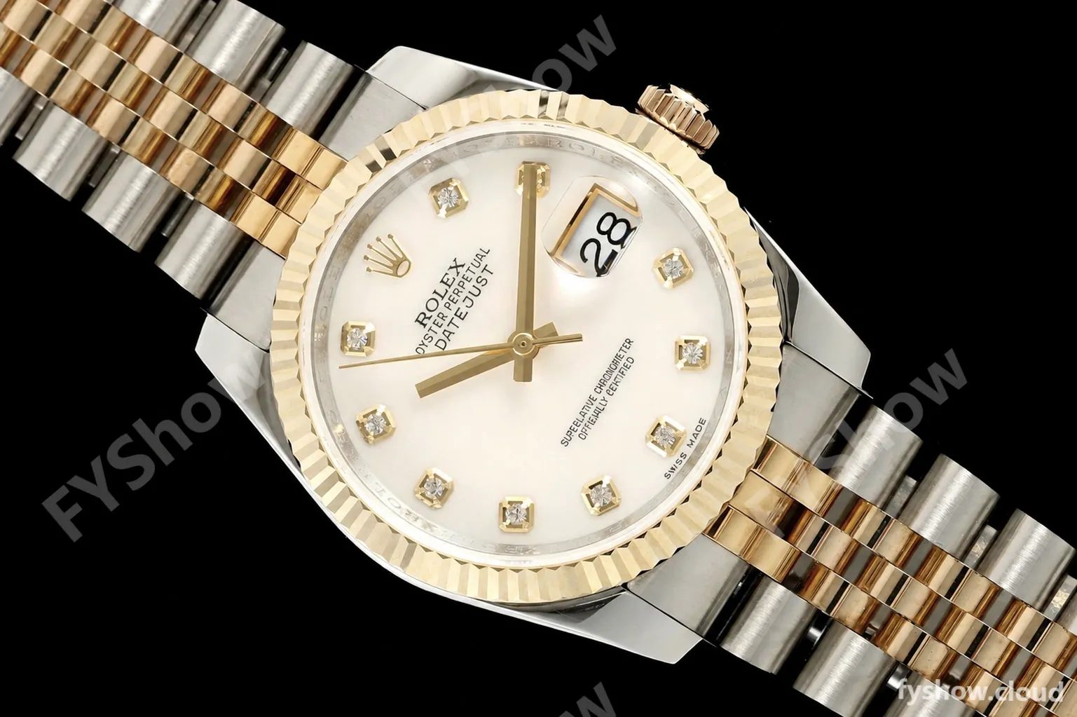 Rolex - Datejust 116233 36mm Jub Flt 316L YG/SS White Mop/Dia GMF VR3135 - Image 22