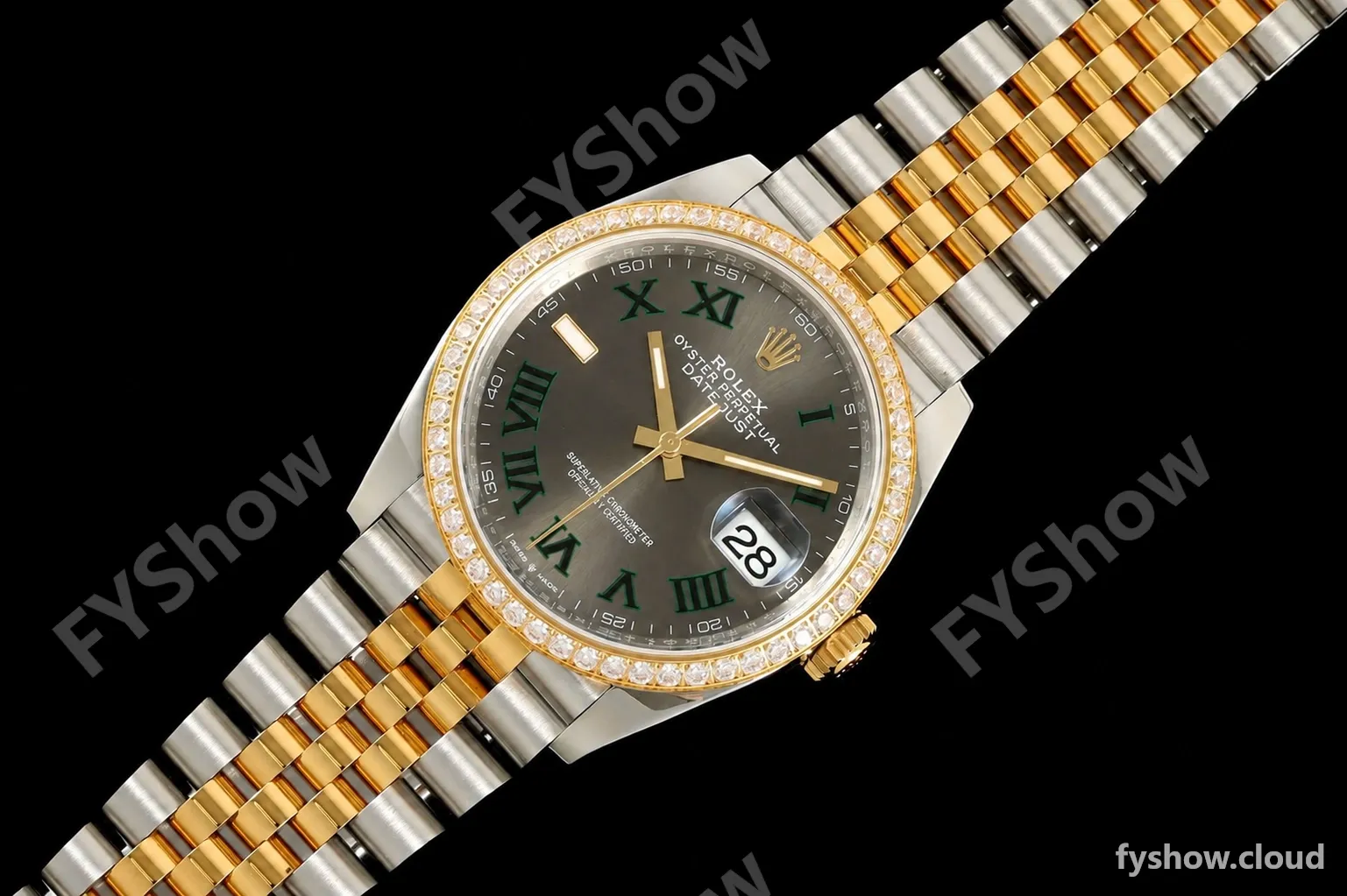 Rolex - Datejust 126283RBR 36mm Jub Diamond 904L YG/SS/DIA Grey/Rmn VSF VS3235 - Image 24