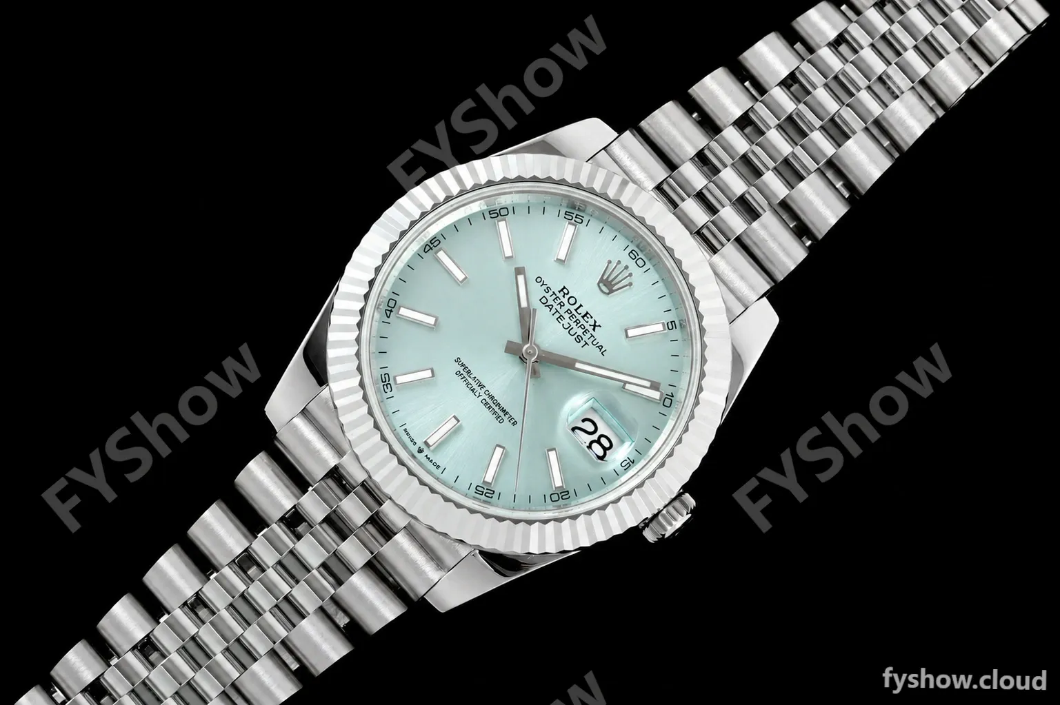 Rolex - Datejust 126334 41mm Gain Weight Jub Flt 904L SS/SS I-Blue/Stk QF SH3235 - Image 24
