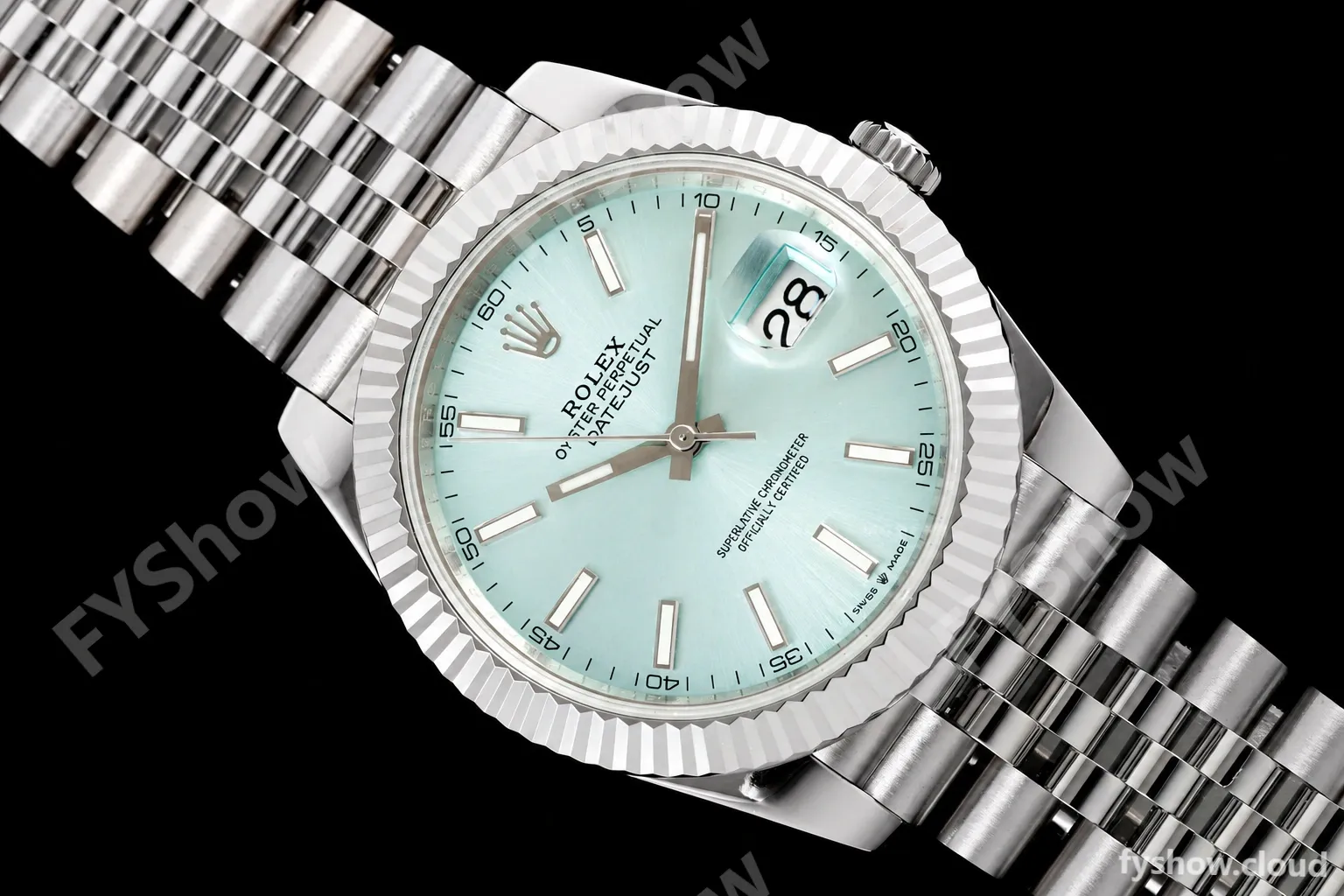 Rolex - Datejust 126334 41mm Gain Weight Jub Flt 904L SS/SS I-Blue/Stk QF SH3235 - Image 25