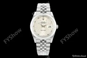 Rolex - Datejust 126334 41mm Gain Weight Jub Flt 904L SS/SS Silv/Stk QF SH3235